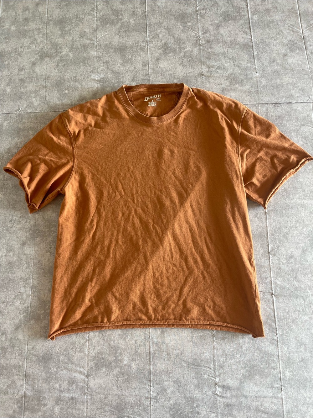 Duluth Trading Co Rust/Orange Short-Sleeve Crew Tee